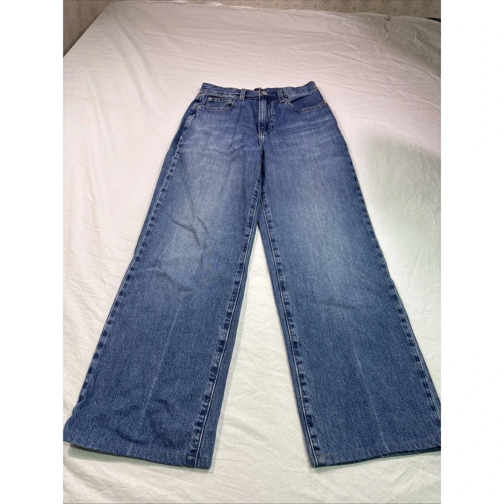 Uniqlo JEANS Women's  23 Wide LEG HIGH Rise Straight Y2K
